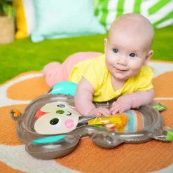 Bright Starts Hungry Monkey Aktivitetsmåtte med vand- Aktivitetslegetøj