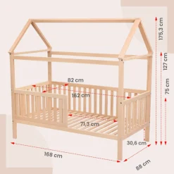 Kukka Husseng 80x160-Børn Juniorsenge