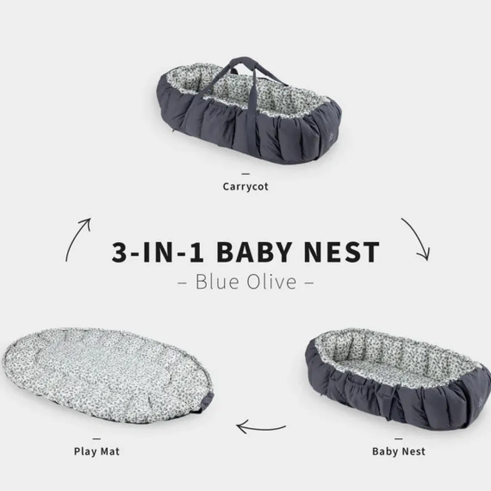 Sebra 3-i-1 Babylift - Blue Olive- Lifte