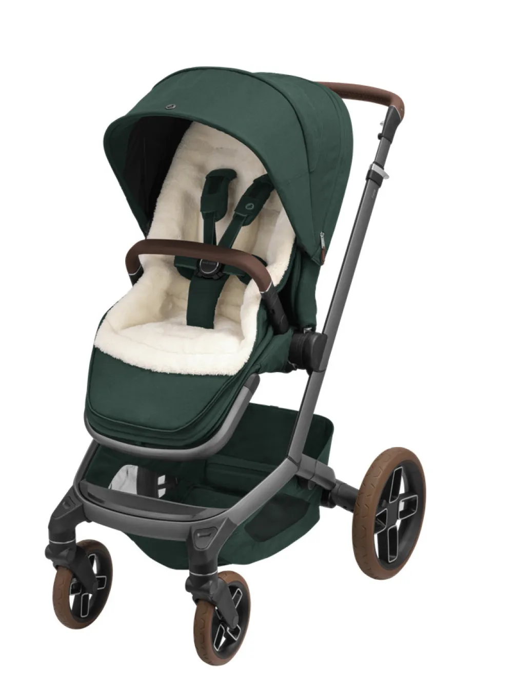 Maxi-Cosi 2-i-1 kørepose - Twillic Green- Køreposer