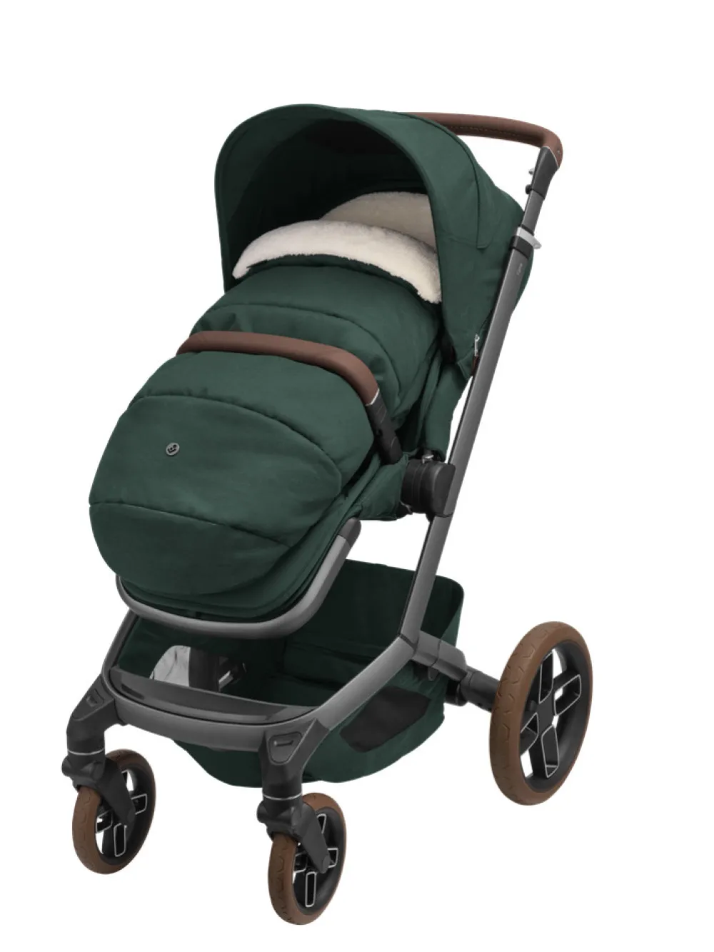 Maxi-Cosi 2-i-1 kørepose - Twillic Green- Køreposer