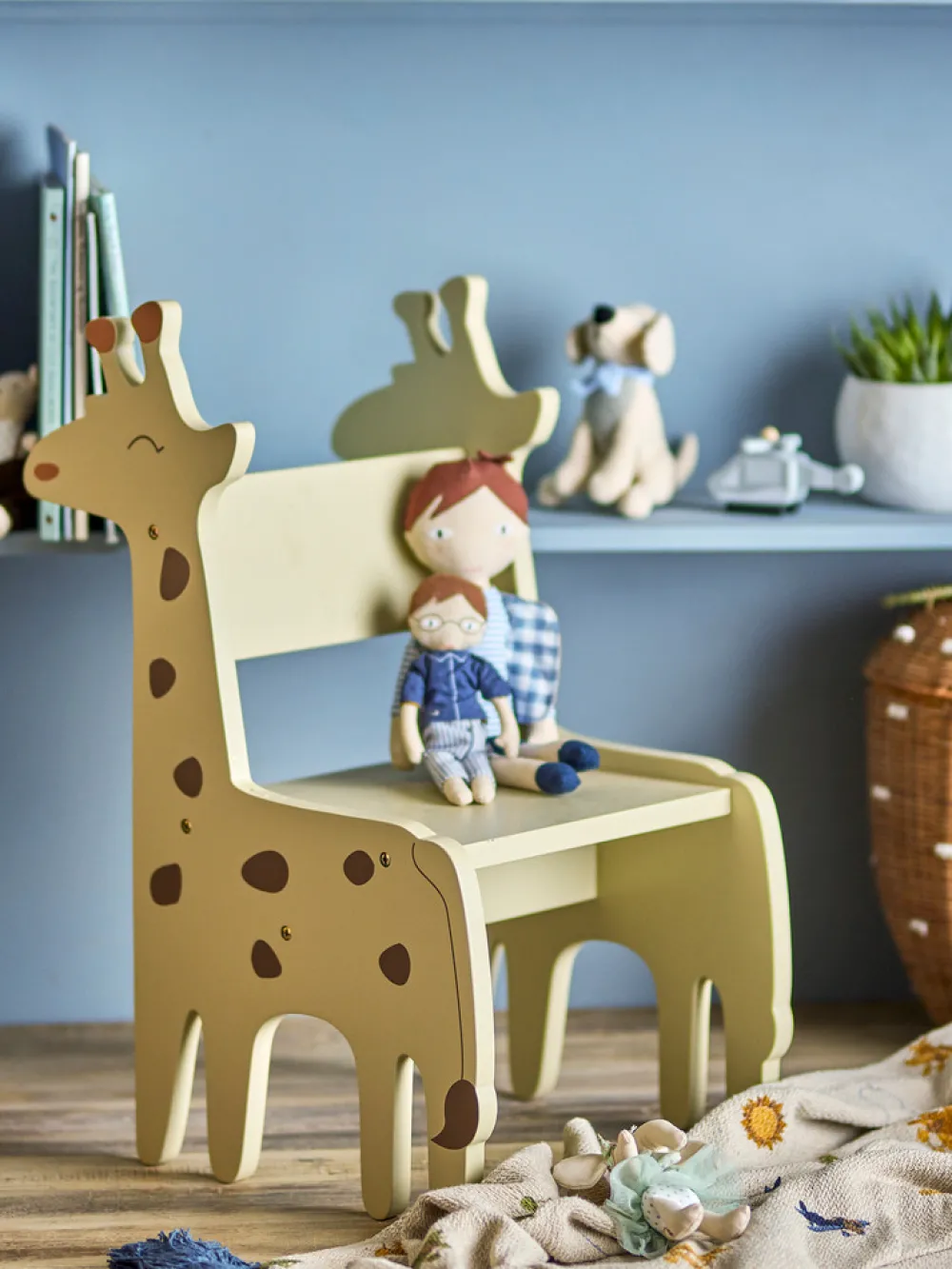 Bloomingvillemini Ibber Stol, Grå - FSC®-Børn Børneborde & Stole