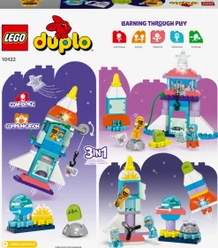 LEGO Duplo 3-i-1-eventyr med rumfærge 10422 LEGO® DUPLO®- Lego