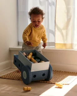 MODU 3-in-1 Baby Walker Deep Blue /Sky Blue- Store Byggesæt|Tumlemøbler