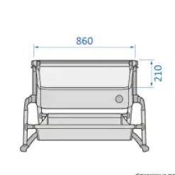 Maxi-Cosi Iora air - Beyond green-Børn Side By Side Senge