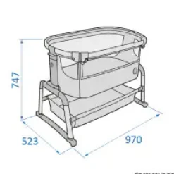 Maxi-Cosi Iora Air - Beyond grey-Børn Side By Side Senge