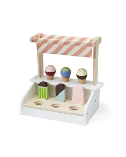 KIDSCONCEP Isbod med 6 is i træ- Køkkenleg