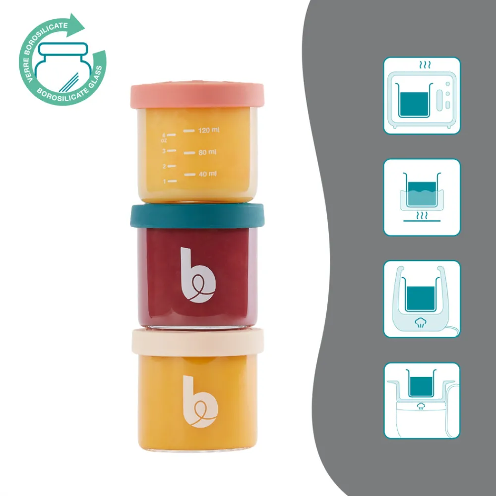 Babymoov ISY Bowls - 6x 250 ml & 3x 120ml- Madopbevaring