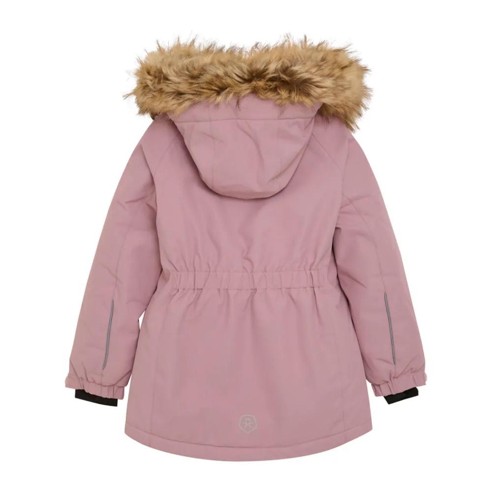 Color Kids Jakke m. Fake Fur - 4200- Vinterjakker & Bukser