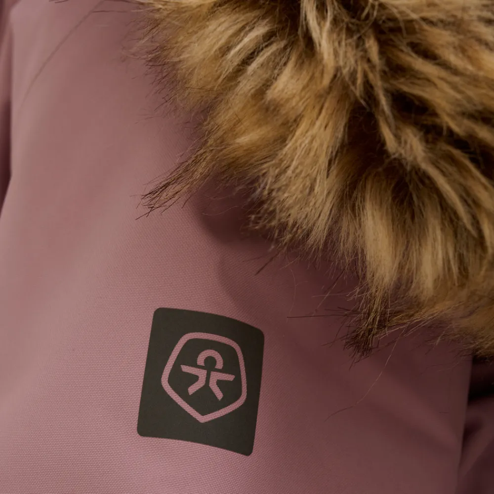 Color Kids Jakke m. Fake Fur - 4200- Vinterjakker & Bukser