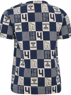 hummel Janus t-shirt - Black iris- T-Shirts & Toppe