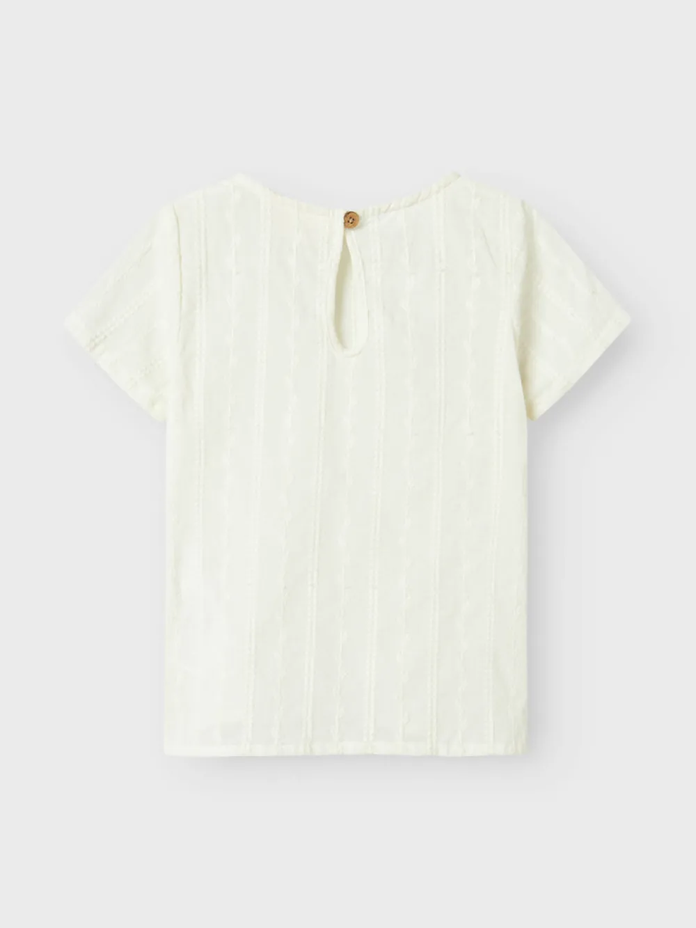 Lil' Atelier Jazelle kortærmet løs skjorte - COCO MILK- Skjorter
