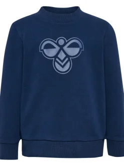 hummel Jersey Crewsuit Bee - Dress Blue- Sweatsæt