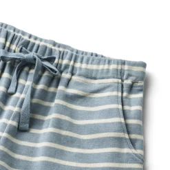 Wheat Jersey Shorts Kalle - ashley blue stripe- Shorts