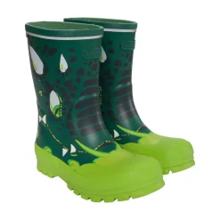 Viking Jolly print gummistøvle - Bottlegreen/Multi- Lange Gummistøvler