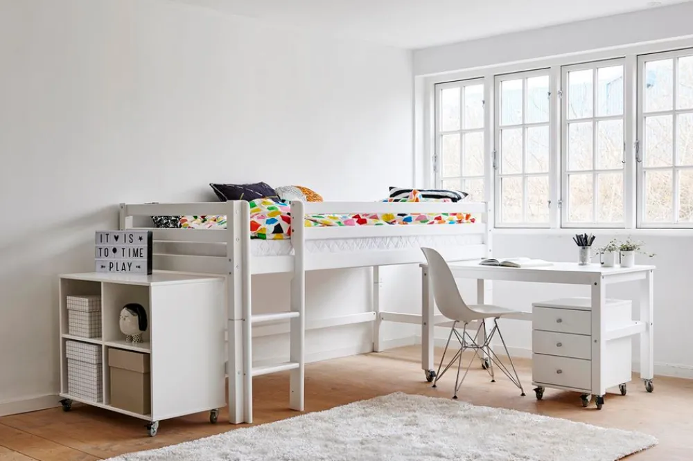 Hoppekids Jonas Skrivebord - hvid-Børn Børneborde & Stole