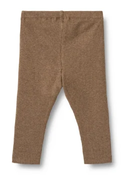 Wheat Jules Jersey Leggings - Coffee melange- Leggings