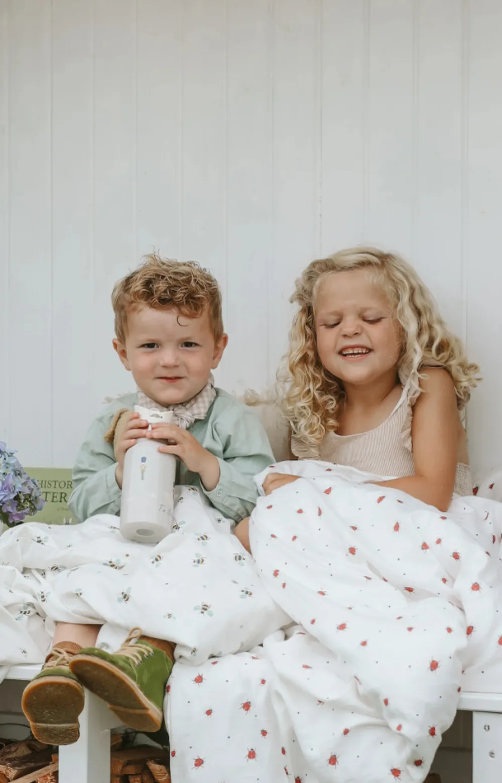 Vanilla COPENHAGEN Junior Sengetøj - Lady Lovebug-Børn Sengetøj