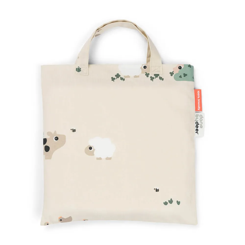 Done By Deer Junior Sengetøj, Tiny farm Sand-Børn Sengetøj