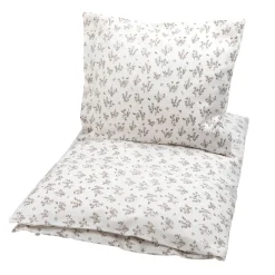 Müsli Junior sengetøj, 100x140 cm - Floral, beige,-Børn Sengetøj