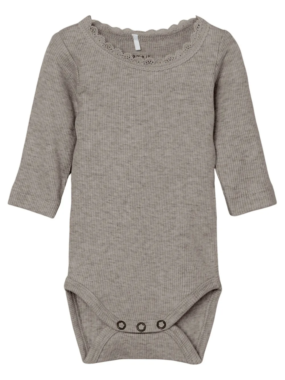NAME IT Kab langærmet boby - Satellite- Bodystocking Langærmet