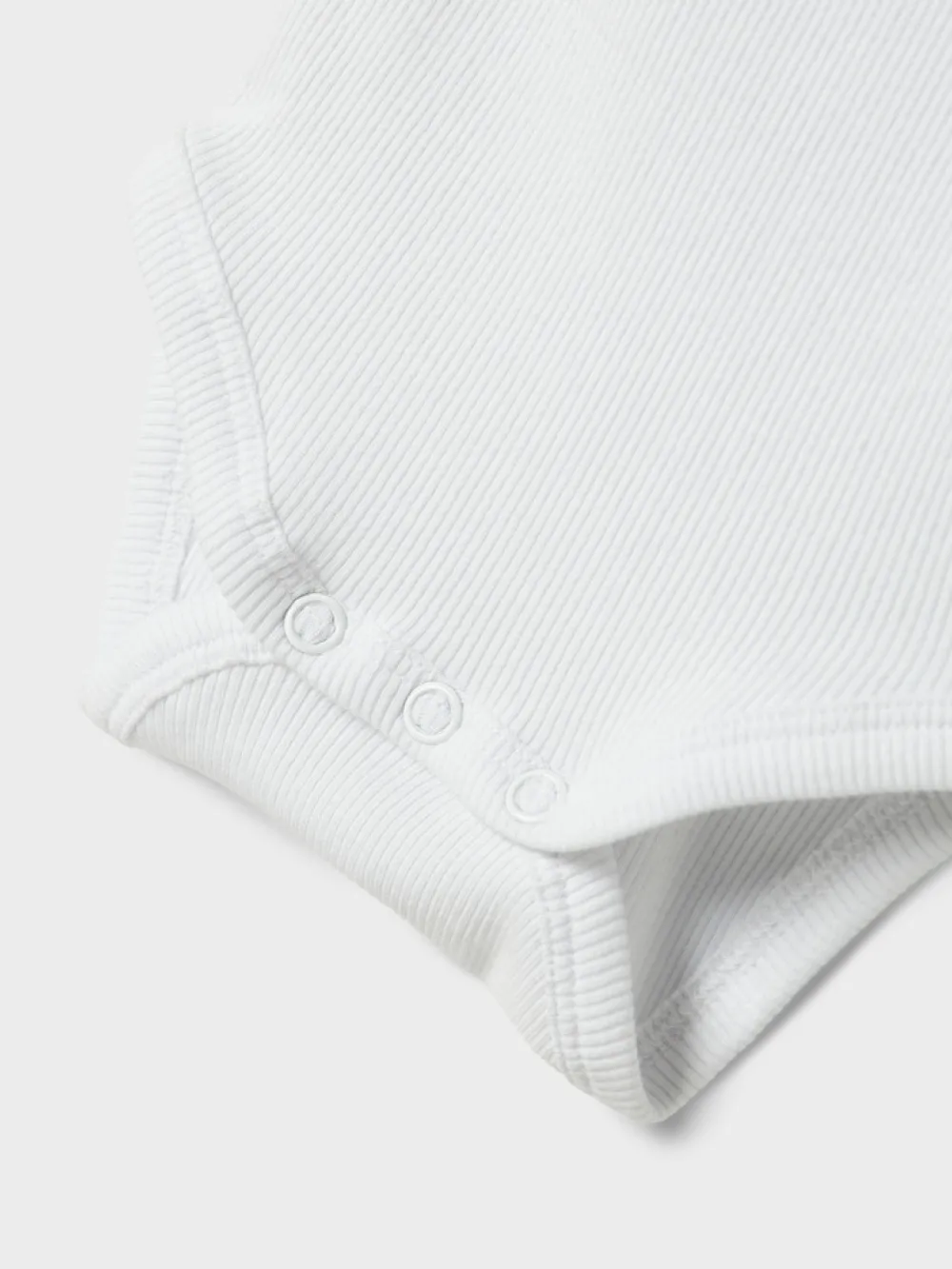 NAME IT Kab langærmet body - Bright white- Bodystocking Langærmet