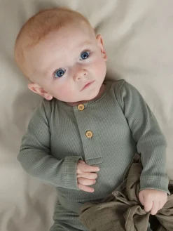 NAME IT Kab Langærmet body - Shadow- Bodystocking Langærmet