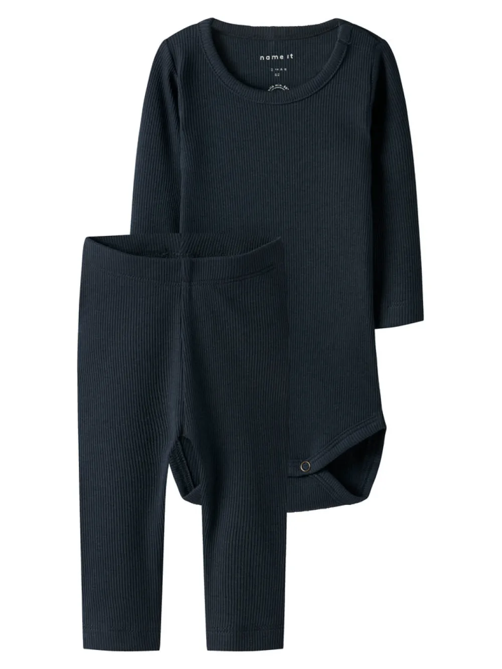 NAME IT Kab langærmet body-legging sæt - Dark Sapphire- Multipack|Bodysæt