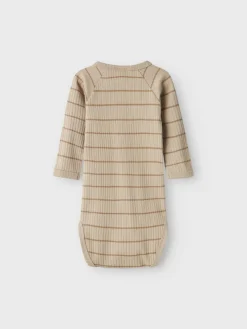 Lil' Atelier Kail langærmet slim body - PURE CASHMERE- Bodystocking Langærmet