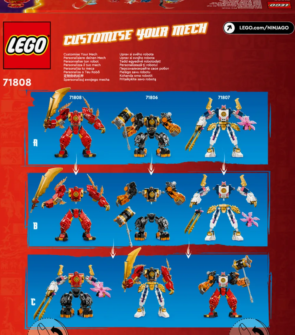LEGO Ninjago Kais ild-elementrobot 71808 LEGO® NINJAGO®- Lego