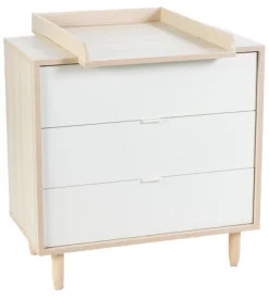 BeKids Karl starterpakke - seng, puslekommode, madras og lagen-Børn Pakkeløsninger|Pusleborde