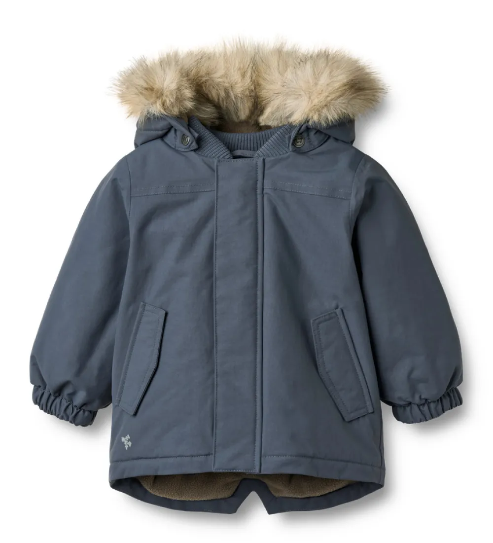 Wheat Kasper Jakke - Greyblue- Vinterjakker & Bukser