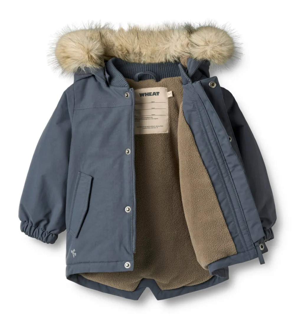 Wheat Kasper Jakke - Greyblue- Vinterjakker & Bukser