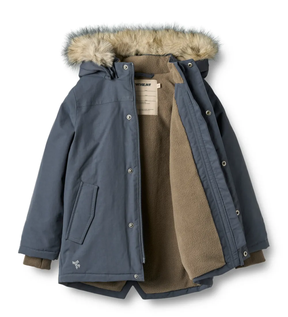 Wheat Kasper Jakke - Greyblue- Vinterjakker & Bukser