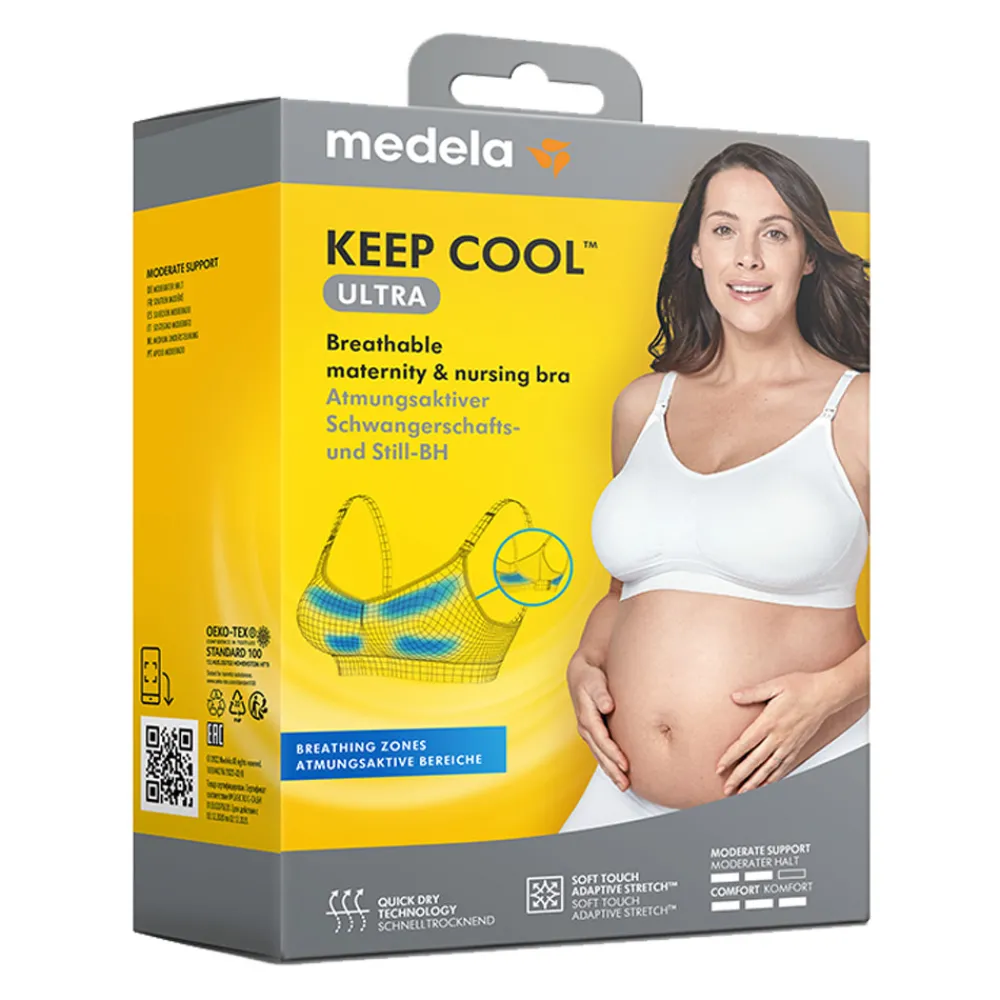Medela Keep cool ultra-BH hvid S- Amme Bh'Er