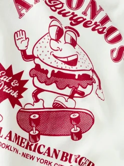 NAME IT Ken T-shirt - EGRET- Licens|T-Shirts & Toppe