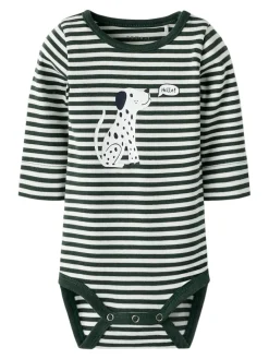 NAME IT Kian Langærmet Body - Cloud Dancer- Bodystocking Langærmet