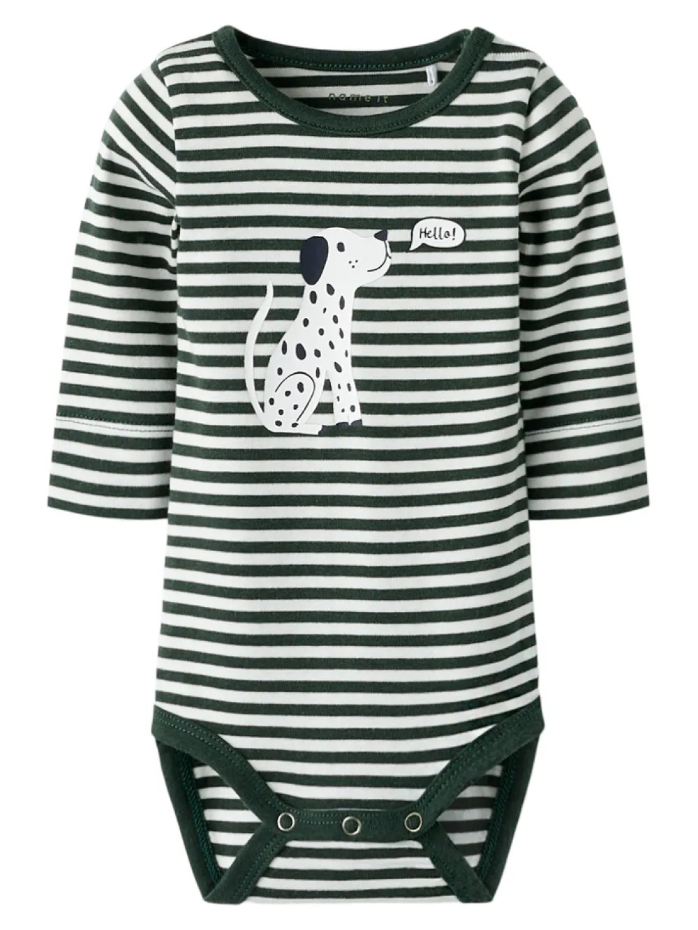 NAME IT Kian Langærmet Body - Cloud Dancer- Bodystocking Langærmet