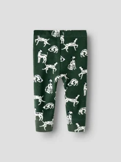 NAME IT Kian Leggings - Deep Forest- Leggings