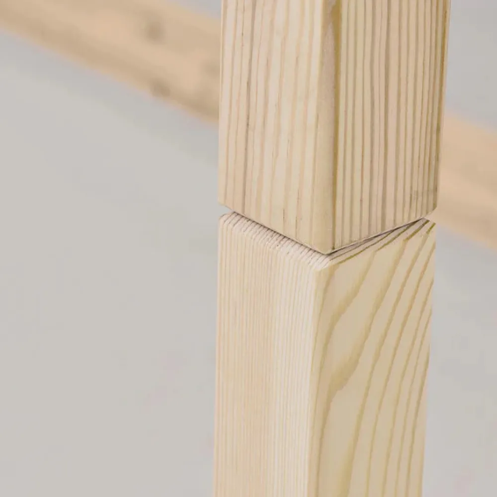 Hoppekids Køjeseng inkl. bund, Eco comfort 70x160 cm. - Natur-Børn Juniorsenge