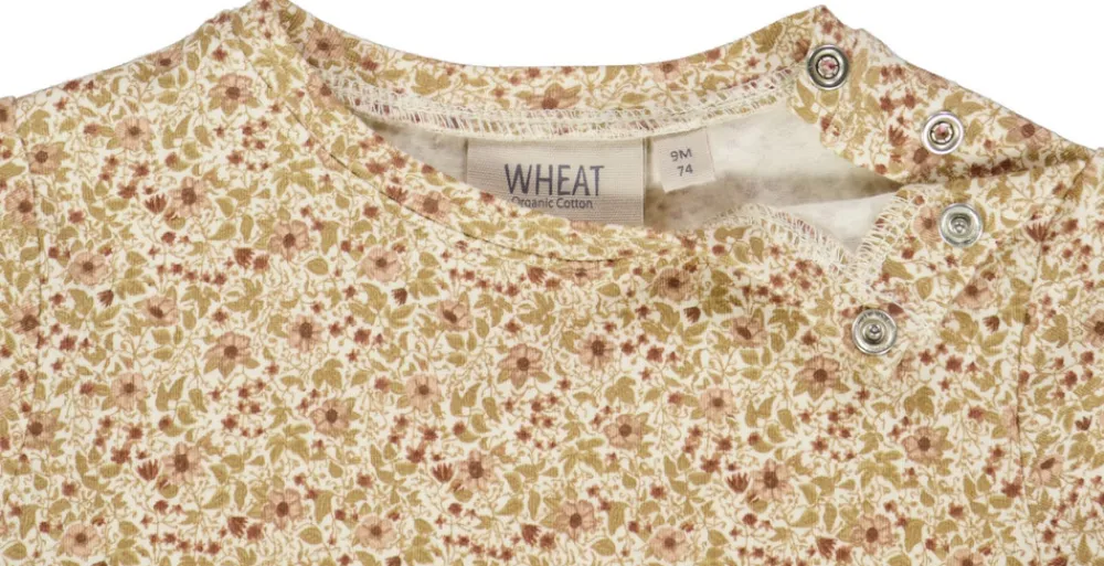 Wheat Kjole Birthe - eggshell flowers- Kjoler