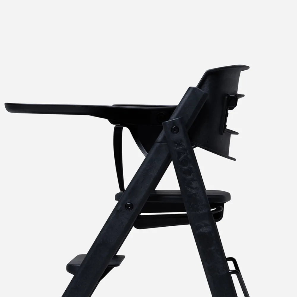 KAOS Klapp Bøjle & Bakke - Charcoal Black-Børn Tilbehør Til Højstole