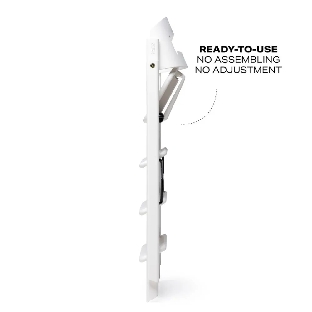 KAOS Klapp højstol foldbar - bøg hvid-Børn Højstole Uden Tilbehør