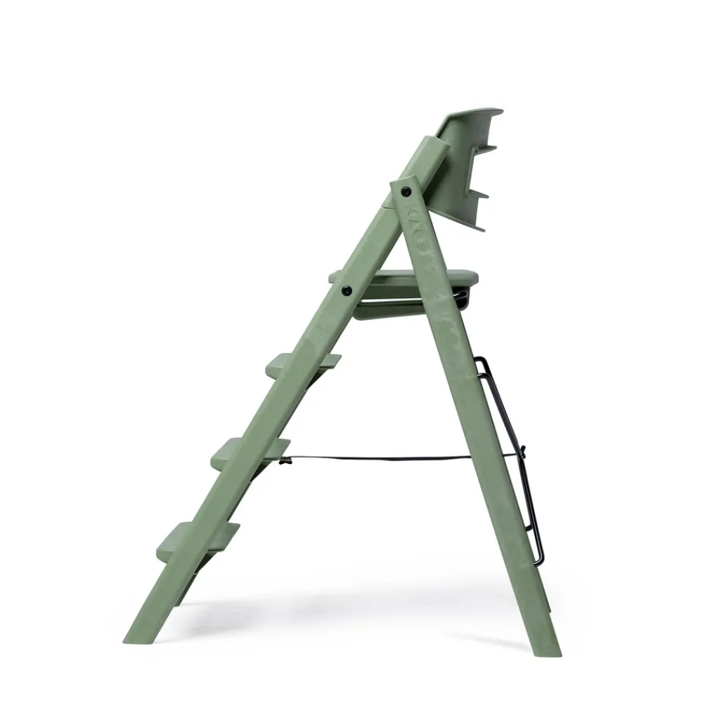 KAOS Klapp højstol foldbar - Genbrugsplast, grøn-Børn Højstole Uden Tilbehør