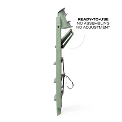 KAOS Klapp højstol foldbar - Genbrugsplast, grøn-Børn Højstole Uden Tilbehør