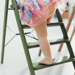 KAOS Klapp højstol foldbar - Genbrugsplast, grøn-Børn Højstole Uden Tilbehør