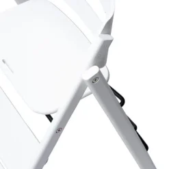 KAOS Klapp højstol foldbar bøg inkl. pude - hvid-Børn Højstole Med Tilbehør