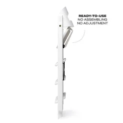 KAOS Klapp højstol foldbar bøg inkl. pude - hvid-Børn Højstole Med Tilbehør