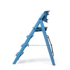 KAOS Klapp højstol foldbar genbrugsplast inkl. pude - blå-Børn Højstole Med Tilbehør