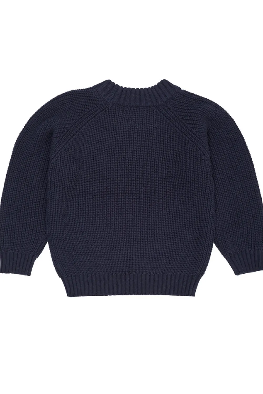 Copenhagen Colors Klasisk strikket bluse - NAVY- Cardigans, Veste & Trøjer